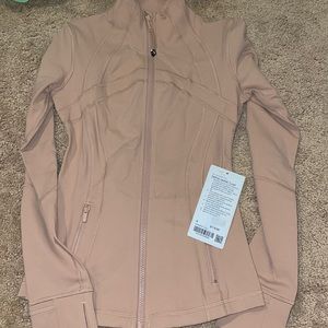 NWT! Lululemon pink clay define jacket